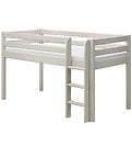 Flexa Halfhoog Bed m. Recht Ladder - Classic+ - 210x110x120 cm -