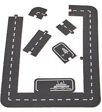 Flexa Play Car Track - Wood - Play - 22 Parts - Multi