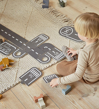 Flexa Play Autospur - Holz - Play - 22 Teile - Multi