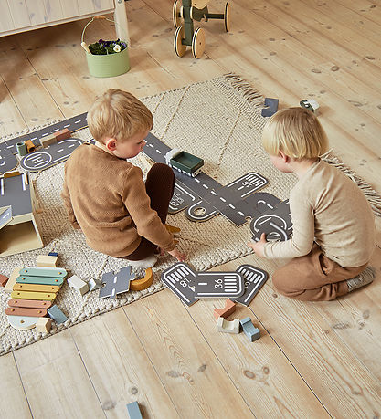 Flexa Play Autospur - Holz - Play - 22 Teile - Multi