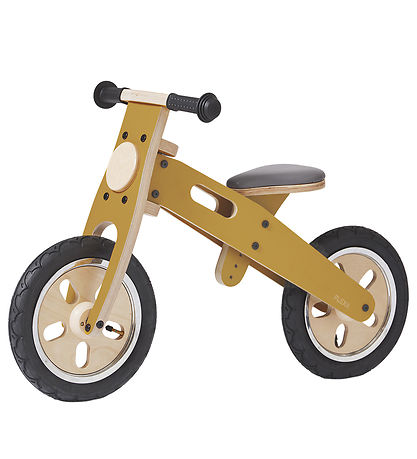 Flexa Loopfiets - Binnen - Hout - Play - Mustard/Birch Multiplex
