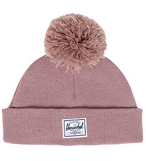 Herschel Beanie - Knitted - Baby Pom - Ash Rose