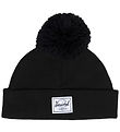 Herschel Beanie - Knitted - Baby Pom - Black