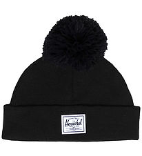 Herschel Beanie - Knitted - Baby Pom - Black