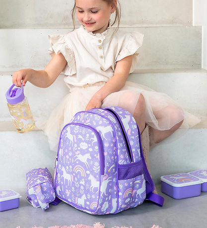 A Little Lovely Company Kindergartentasche m. Thermotasche - Uni