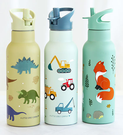 A Little Lovely Company Water Bottle - 500 mL - Dinosaur