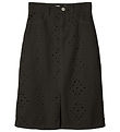 Name It Skirt - Twill - NkfNinna - Black w. Pointelle