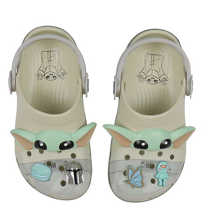 Crocs Sandals - Grogu Classic Clog K - Mandalorian - Bone