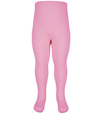 Joha Tights - Rib - Wool - Pink