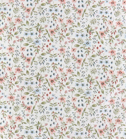 Nørgaard Madsens Bedding - Baby - White w. Flowers