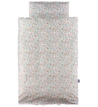 Nørgaard Madsens Bedding - Baby - White w. Flowers