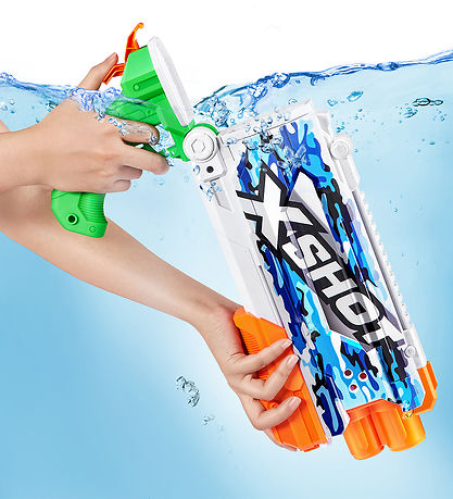 X-Shot 물총 - 스킨스 펌프 액션 고속 충전 - 800ml - 물