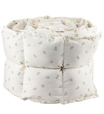 Sebra Bed Bumper - Kapok - 360x26 cm - Sophora Leaves - Beige