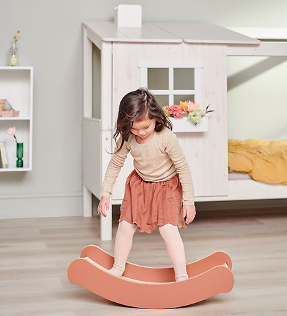 Flexa Balancebræt - Mini - Play - 68,7 x 31,1 x 18,3 cm - Blush