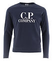 Blouse C.P. Company - Total Eclipse Blue/Blanc av. Logo