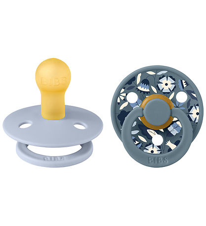 BIBS X Liberty Colour Pacifiers - 2-Pack - Size 2 - Round - Dust