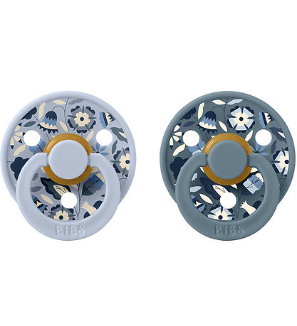 BIBS X Liberty Colour Pacifiers - 2-Pack - Size 1 - Round - Dust
