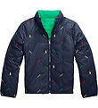 Polo Ralph Lauren Fóðraður jakki - Viðsnúanlegt - Grænt/Dökkblát