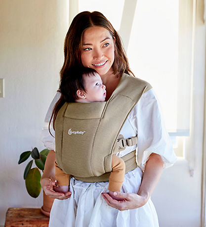 Ergobaby Baby Carrier - Embrace - Soft & Snug Knit - Olive