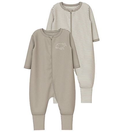 Name It Nightsuit - Noos - NbnNightsuit - 2-Pack - Pure Cashmere