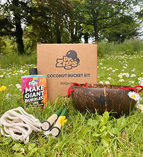Dr Zigs Sæbebobble Sæt - Coconut Bucket Kit