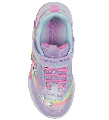 Skechers Shoes w. Light - Unicorn Chaser - Lavender/Multi