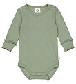 Müsli Bodysuit L/æ - Rib - Cozy Me - Poetry Green
