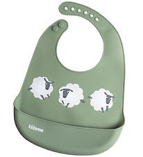 KidsMe Haklapp - Easy Clean Bib - Grön