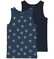Name It Undershirt - NkmTank - 2-Pack - Dark Denim