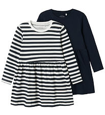 Name It Dress - NmfVivia - Noos - 2-Pack - Dark Sapphire/Pack W.