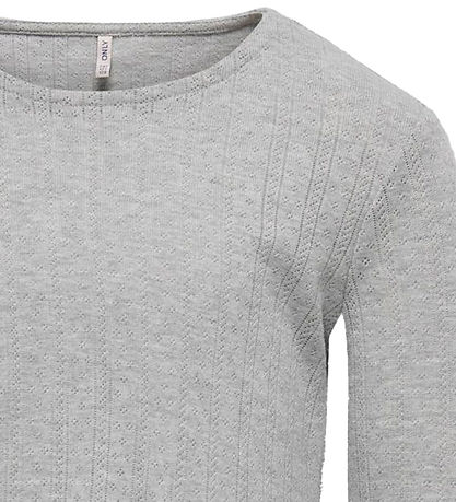 Kids Only Blússa - CookCarlotta - Light Grey Melange