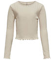 Kids Only Blouse - KogCarlotta - Cropped - Pumice Stone
