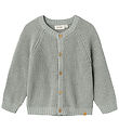 Lil' Atelier Cardigan - Stickad - Noos - NmnEmlen - Kalksten