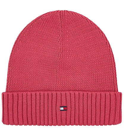 Tommy Hilfiger Beanie - Knitted - Small Flag - Heritage Pink