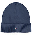 Tommy Hilfiger Beanie - Knitted - Small Flag - Blue Ink