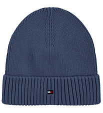 Tommy Hilfiger Beanie - Knitted - Small Flag - Blue Ink