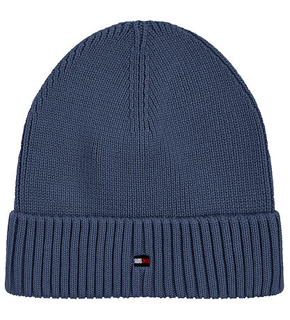 Tommy Hilfiger Beanie - Knitted - Small Flag - Blue Ink