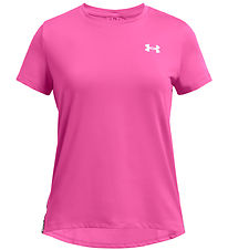 Under Armour T-shirt - Knockout - Rebel Pink w. Logo Stripes