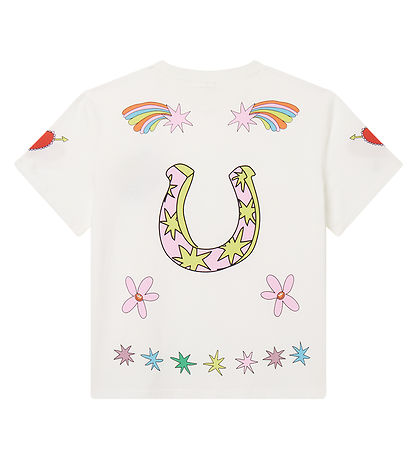 Stella McCartney Kids 티셔츠 - 아이보리 포함 프린트