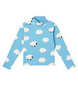 Stella McCartney Kids Blouse w. Turtleneck - Light blue/White w.