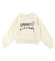 Emporio Armani Sweatshirt  - Cropped - Vanilla Ice m. Sort
