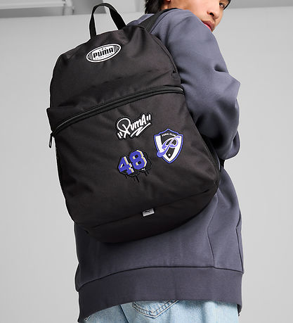 Puma Backpack - Patch - Black w. Print