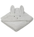 Liewood Babyhandduk - 70x70 cm - Albert - Rabbit Grå