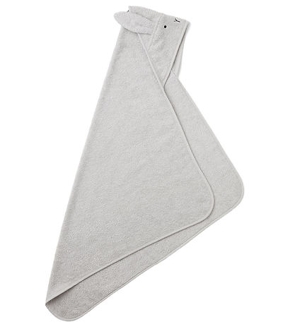 Liewood Baby towel - 70x70 cm - Albert - Rabbit Grey