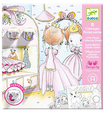 Djeco Coloring Sheet w. Small Doors - Les Petites De Pupi