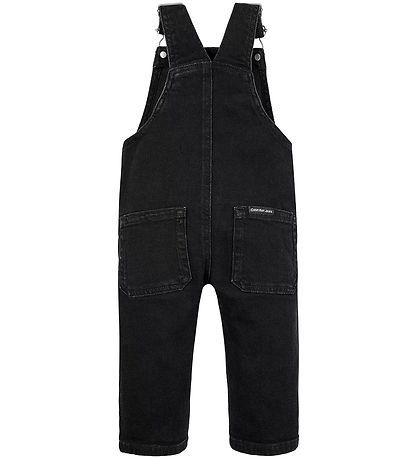 Calvin Klein Overalls - Denim Dungaree - Washed Black