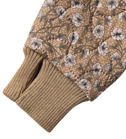Wheat Thermo Jacket - Loui - Caramel Anemones