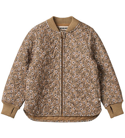 Wheat Thermo Jacket - Loui - Caramel Anemones