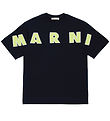Marni T-Shirt - Schwarz m. Gelb