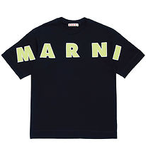 Marni T-shirt - Black w. Yellow
